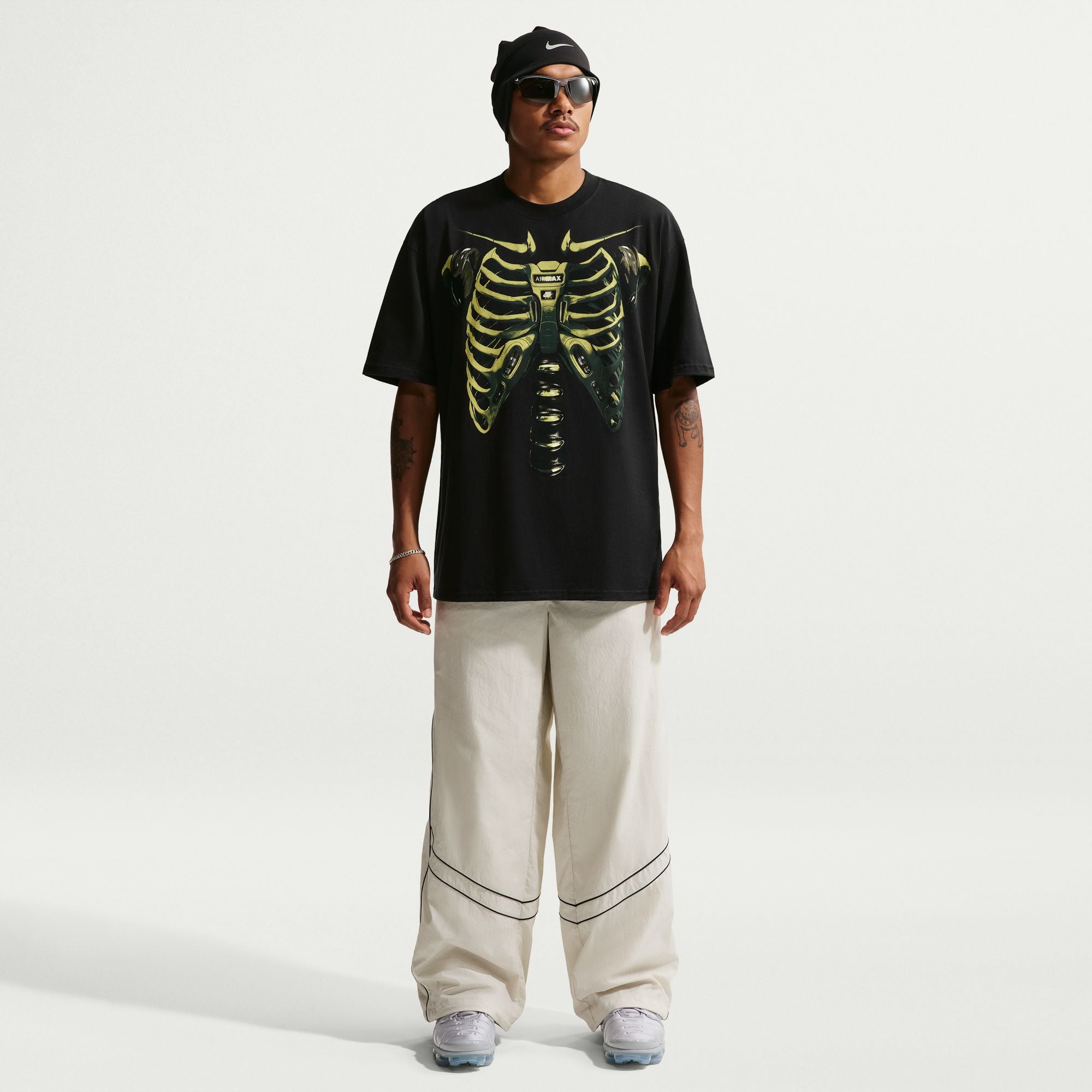 Men's Nike Sportswear Max90 T-Shirt - Black/Volt 5