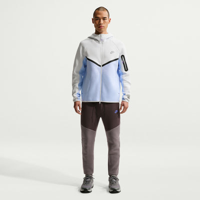 Men's Nike Tech Fleece Air Max Full-Zip Windrunner Jacket - Off White/Hydrogen Blue/Bright Violet 6