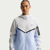 Men's Nike Tech Fleece Air Max Full-Zip Windrunner Jacket - Off White/Hydrogen Blue/Bright Violet