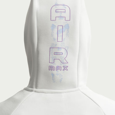 Men's Nike Tech Fleece Air Max Full-Zip Windrunner Jacket - Off White/Hydrogen Blue/Bright Violet 3