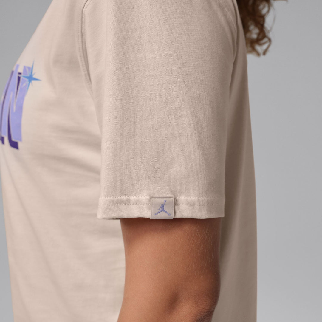 Womens Jordan “Our Turn” Graphic T-Shirt - Chalk 4