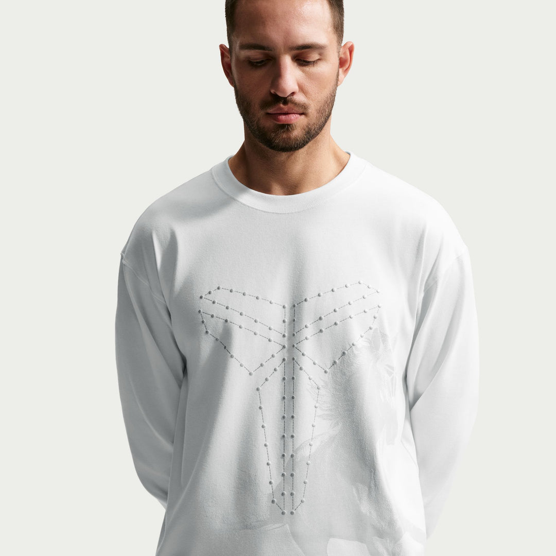 Men's Kobe Dri-FIT Long-Sleeve Basketball T-Shirt - White 1