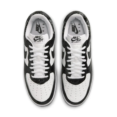 Men's Nike Air Force 1 '01 Cracked Leather Black/White JA0248-300