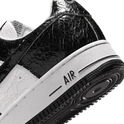 Men's Nike Air Force 1 '01 Cracked Leather Black/White JA0248-300
