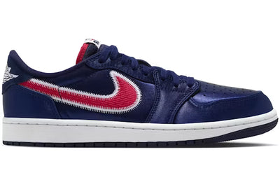 Men's Air Jordan 1 Retro Low OG Howard  College Navy/White/University Red IX8478-410