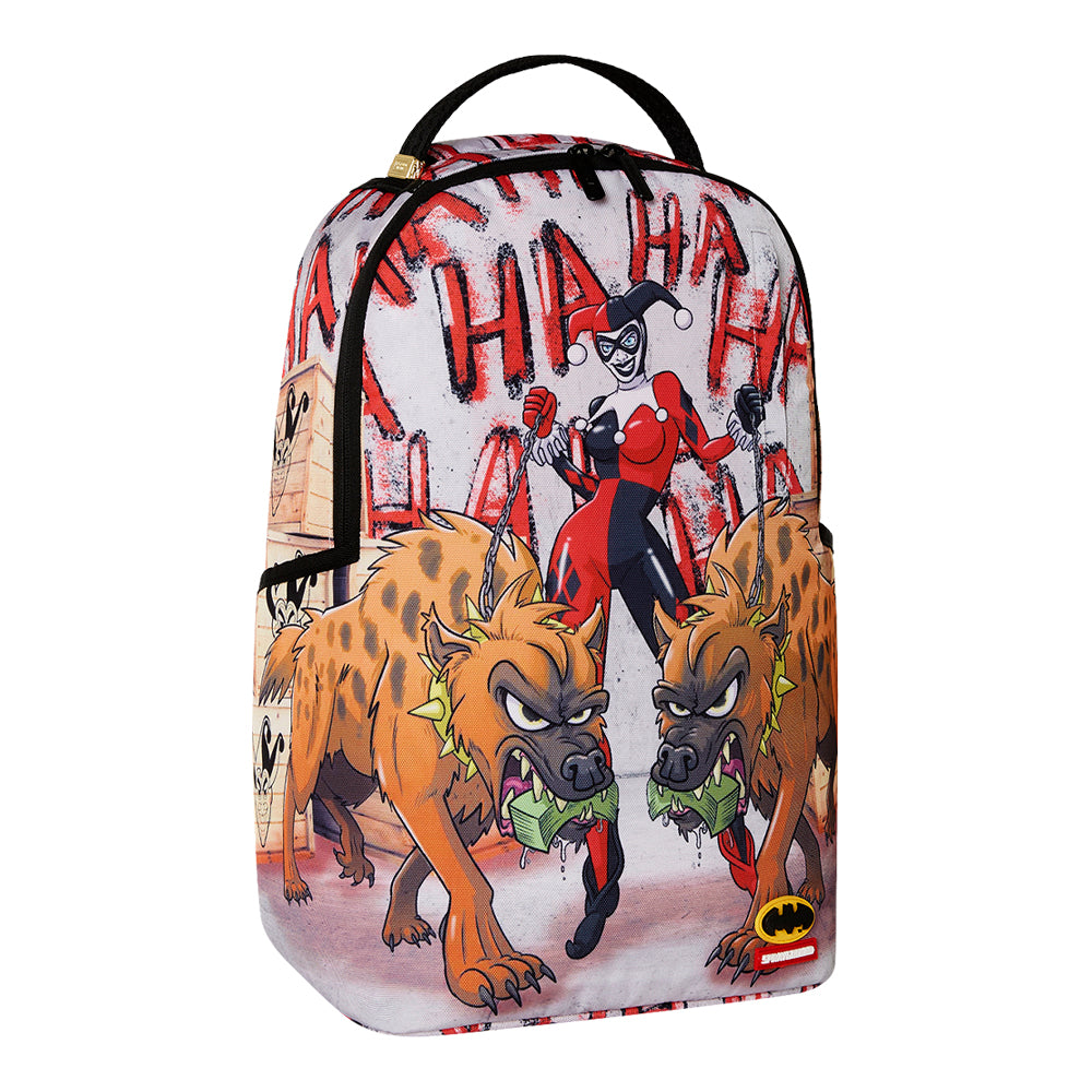 Sprayground Harley Quinn With Hyenas DLXR Backpack 2