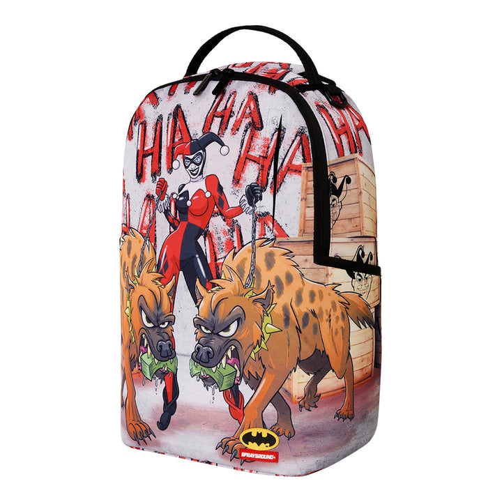 Sprayground Harley Quinn With Hyenas DLXR Backpack 5
