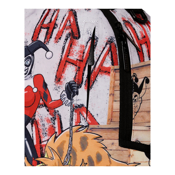 Sprayground Harley Quinn With Hyenas DLXR Backpack 6