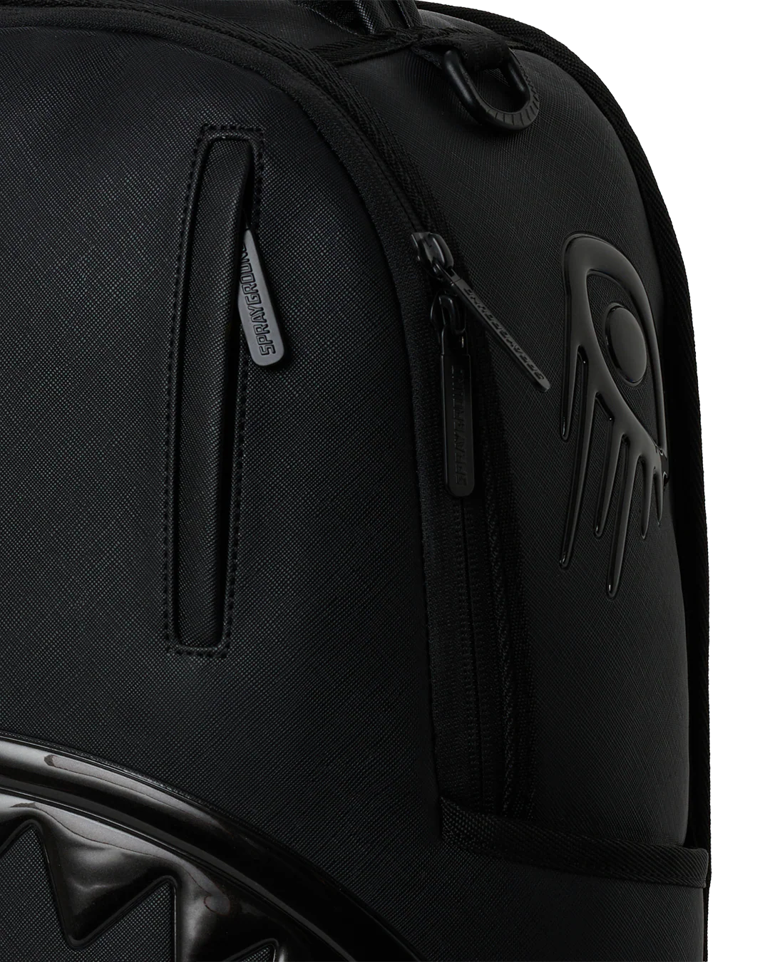 Sprayground Glossy Bossy - Black Metallic Backpack