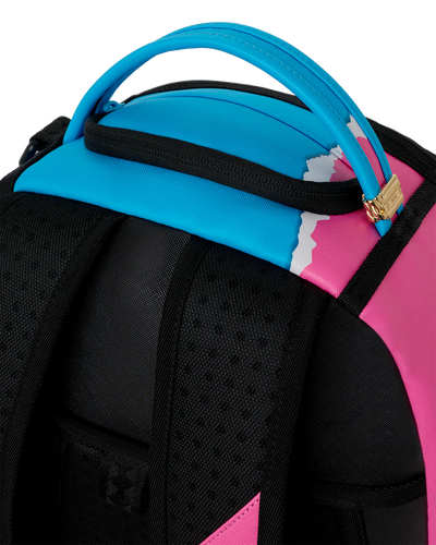 Sprayground Shark Central Zen Backpack - Pink & Blue
