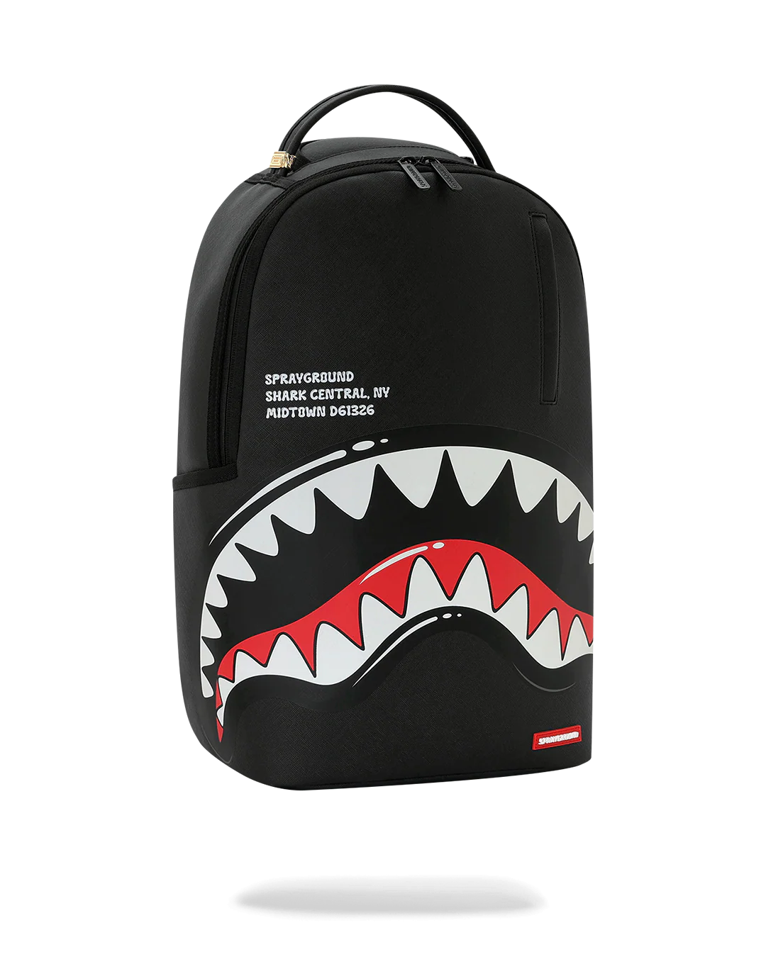 Sprayground Shark Central Bubble Shark Backpack - Black