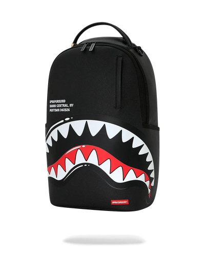 Sprayground Shark Central Bubble Shark Backpack - Black