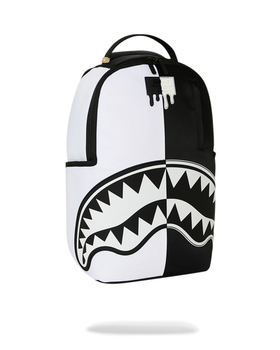 Sprayground Shark Central Black & White Stencil Backpack