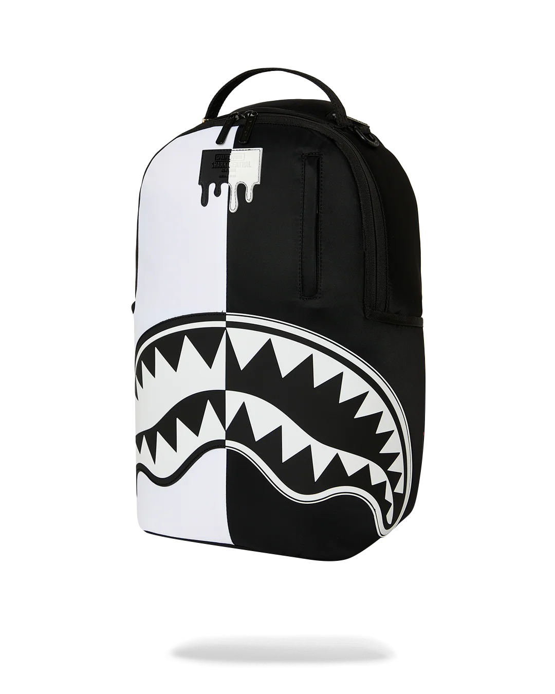 Sprayground Shark Central Black & White Stencil Backpack