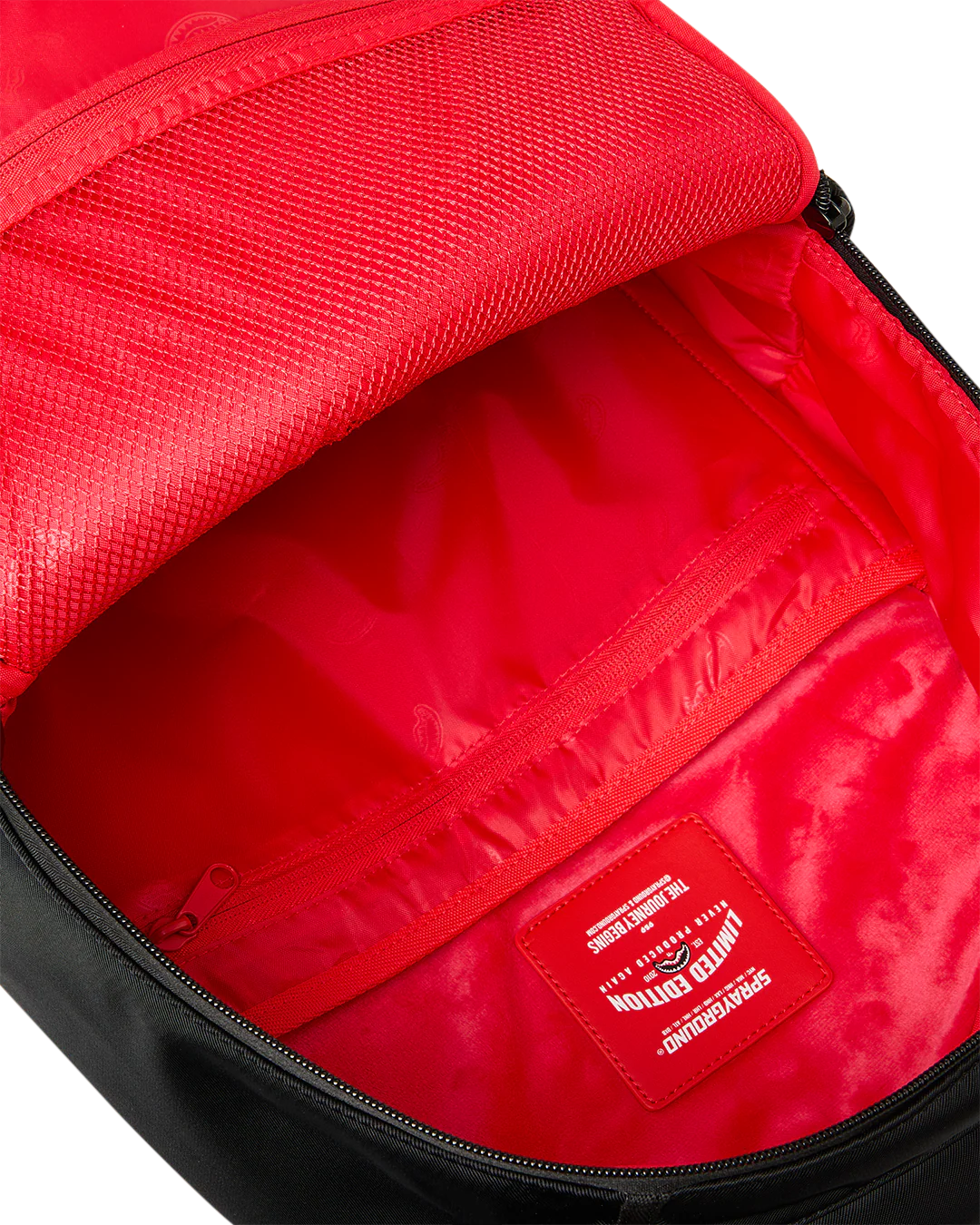 Sprayground Shark Central Black & White Stencil Backpack