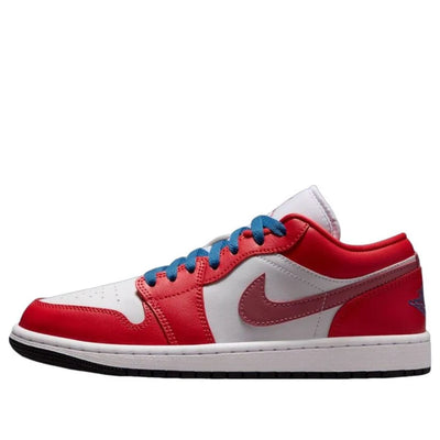 Women's Air Jordan 1 Low Track Red/White/Desert Berry/True Blue DC0774-608