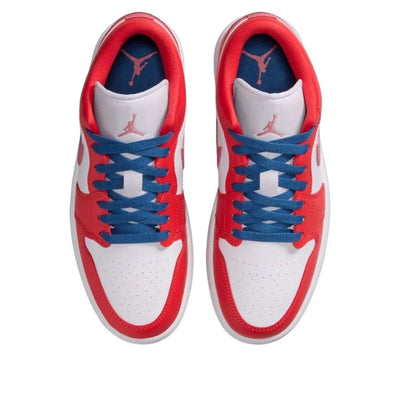 Women's Air Jordan 1 Low Track Red/White/Desert Berry/True Blue DC0774-608