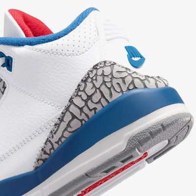 Little Kids Air Jordan 3 Retro True Blue White/Varsity Red/True Blue/Cement Grey/Anthracite DM0966-104