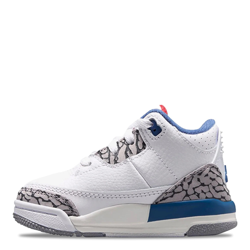 Toddler Air Jordan 3 Retro True Blue White/Varsity Red/True Blue/Cement Grey/Anthracite DM0968-104