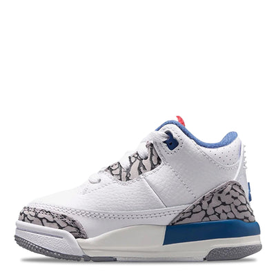 Toddler Air Jordan 3 Retro True Blue White/Varsity Red/True Blue/Cement Grey/Anthracite DM0968-104
