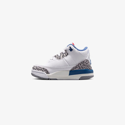 Toddler Air Jordan 3 Retro True Blue White/Varsity Red/True Blue/Cement Grey/Anthracite DM0968-104
