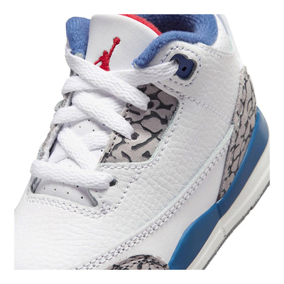 Toddler Air Jordan 3 Retro True Blue White/Varsity Red/True Blue/Cement Grey/Anthracite DM0968-104