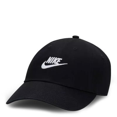 Unisex Nike Club Unstructured Futura Wash Cap - Black & White 2