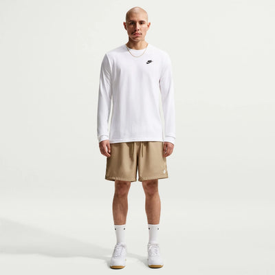 Men's Nike Club Woven Flow Shorts - Parachute Beige/White 3