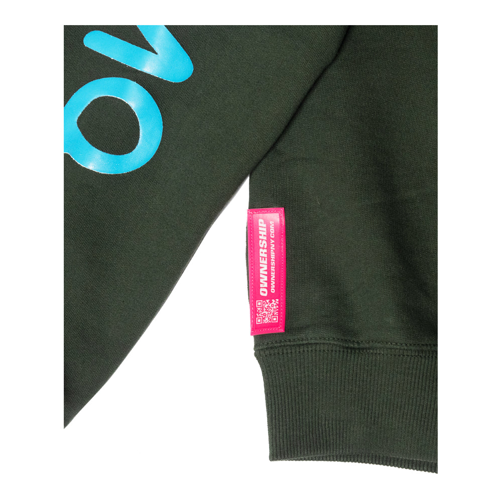 Ownership X Jae Tips Hoodie - Green &amp; Blue 3