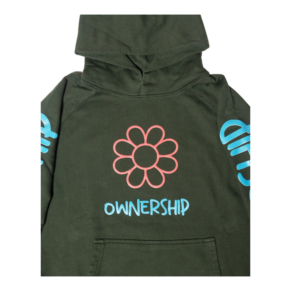 Ownership X Jae Tips Hoodie - Green &amp; Blue 4