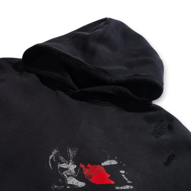 Men's Jordan x Neighborhood Black Cat Pullover Hoodie Black/University Red IW4150-010