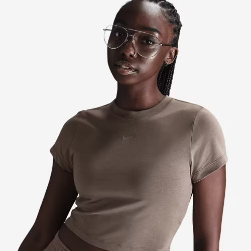 Women Nike Sportswear Chill Knit Women's Cropped T-Shirt 1