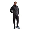 Men's Nike Tech Fleece Windrunner Full-Zip Hoodie - Black Heather/Black