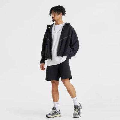 Men's Nike Tech Fleece Shorts - Black/Black 6
