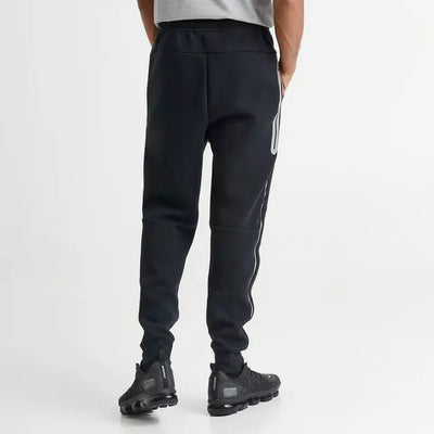 Men's Nike Tech Fleece Joggers with Reflective Accents - Black/Black 4