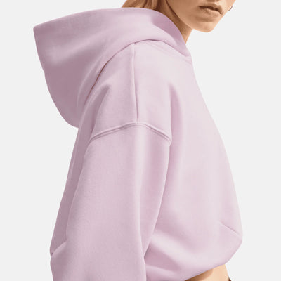 Nike Studio Fleece Cropped Lilac Hoodie