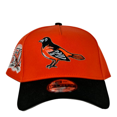 New Era BAL Orioles 50th 9Forty A-Frame Adjustable Cap 2