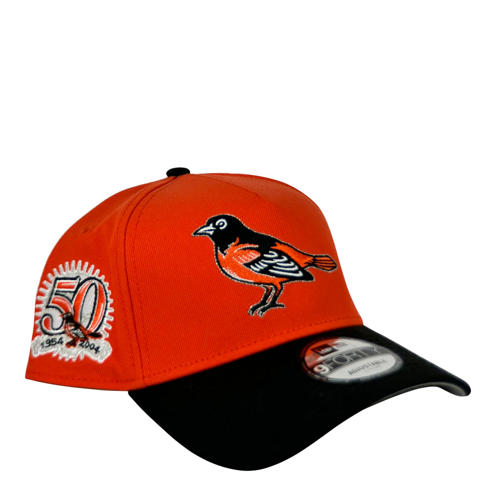 New Era BAL Orioles 50th 9Forty A-Frame Adjustable Cap 1
