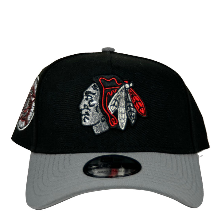 New Era CHI Blackhawks 9Forty A-Frame Adjustable Cap 2