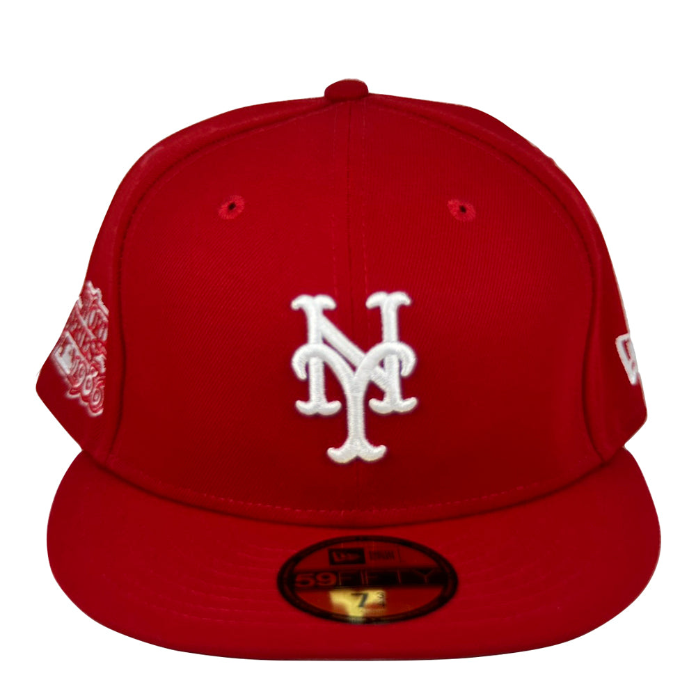 New Era NY Mets 1986 World Series 59FIFTY Fitted Cap - Red 2