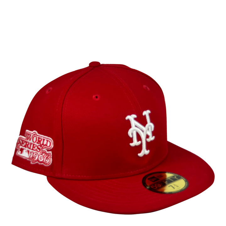 New Era NY Mets 1986 World Series 59FIFTY Fitted Cap - Red 1