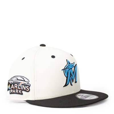 New Era Miami Marlins Mascot Pin 9FIFTY Snapback Hat 1