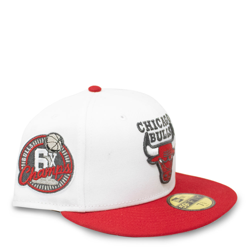 New Era Chicago Bulls 6x Champions 59FIFTY Fitted Hat 1