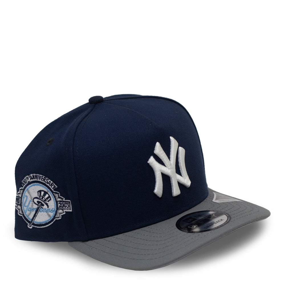 New Era New York Yankees 100th Anniversary 9FIFTY A-Frame Adjustable Hat.