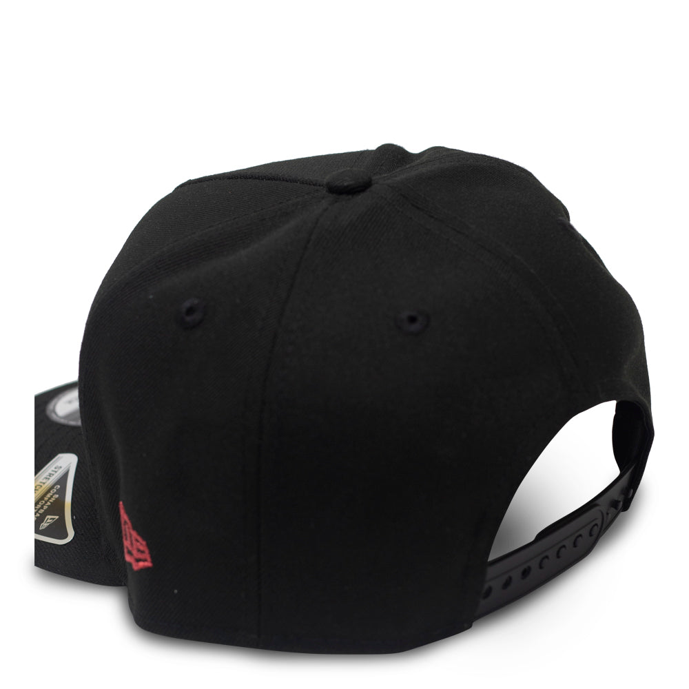 New Era Los Angeles Dodgers 50 Years in Los Angeles "Blackout Red" 9FIFTY A-Frame Adjustable Hat