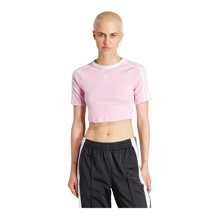 adidas Women's 3 S Baby Tee