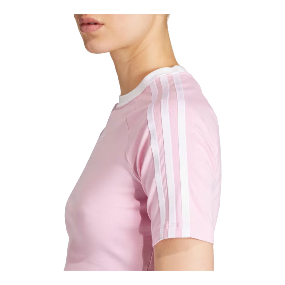 adidas Women's 3 S Baby Tee