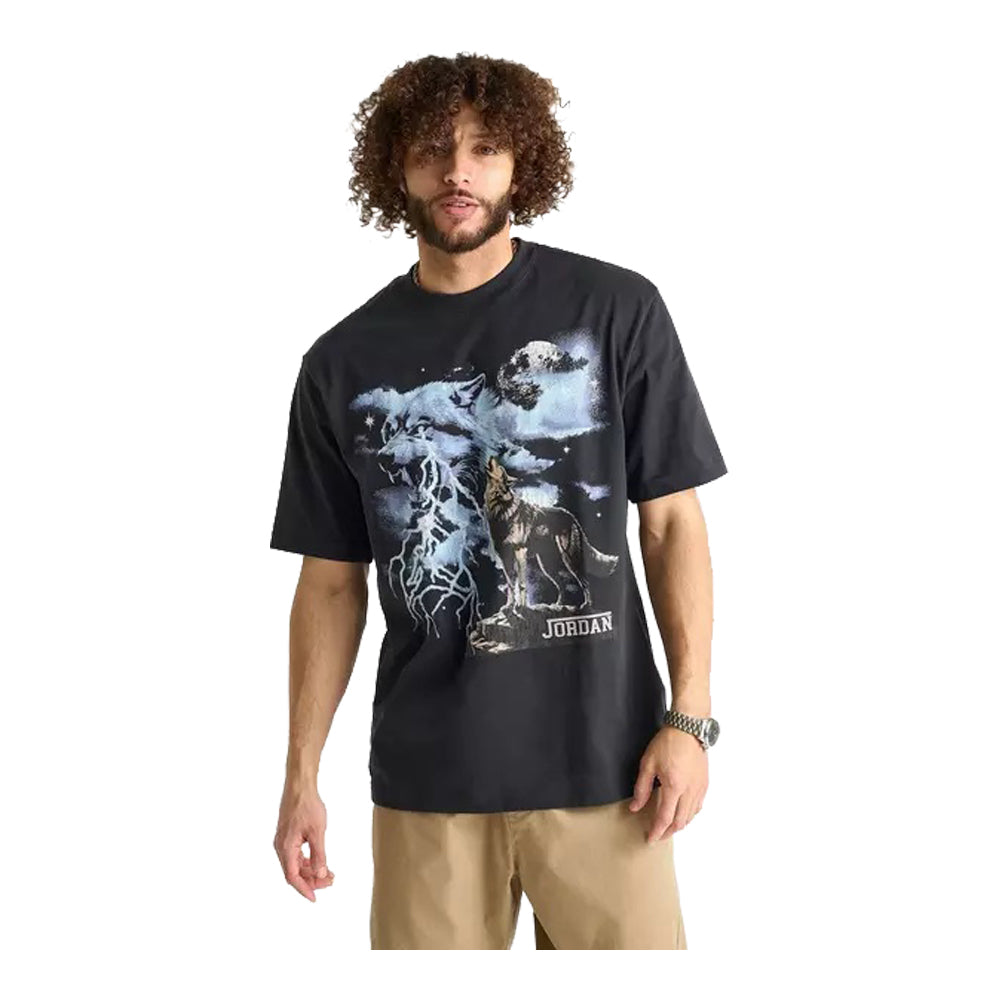Men's Jordan Howl Graphic T-Shirt - Off Noir 1