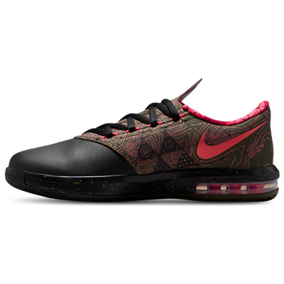 Big Kid's Nike KD 6 Meteorology (2026) Black/Atomic Red/Medium Olive/Noble Red IU1287-001