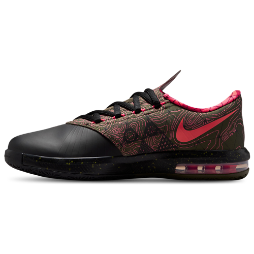 Big Kid's Nike KD 6 Meteorology (2026) Black/Atomic Red/Medium Olive/Noble Red IU1287-001
